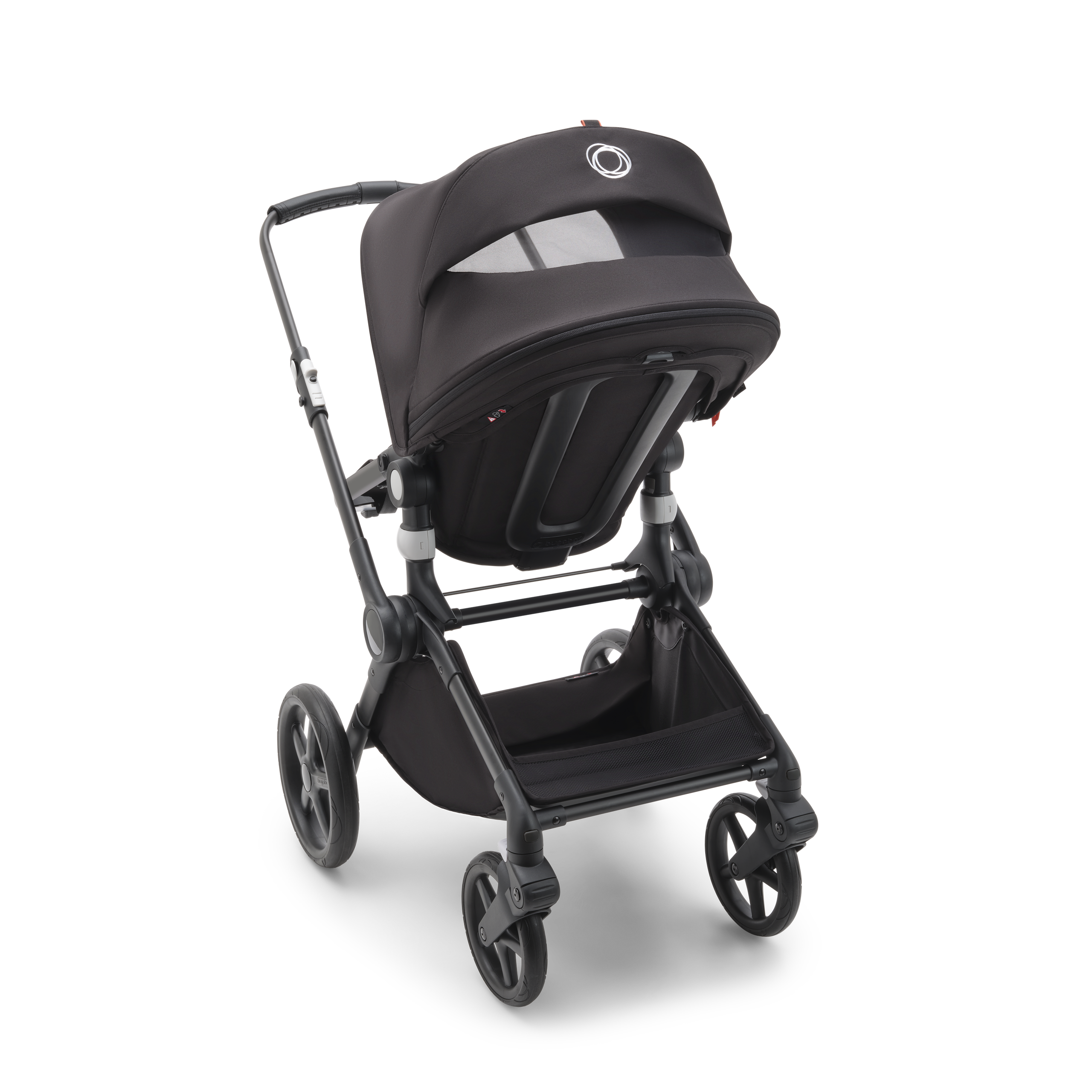 Bugaboo Fox Cub 2-in-1 stroller black base, forest green fabrics, forest green sun canopy - Thumbnail Slide 6 of 12