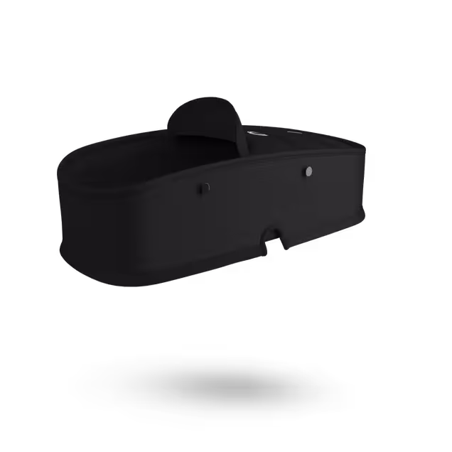 Bugaboo Bee3 carrycot tailored fabric set UK BLACK - Main Image Slide 3 of 8