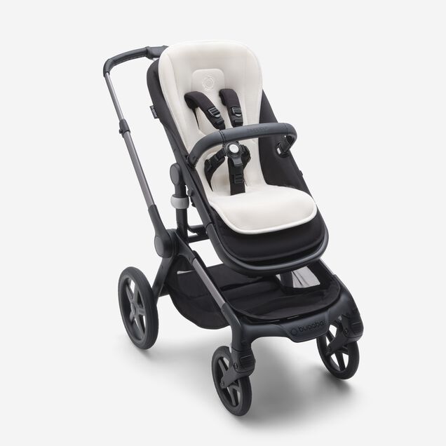 Bugaboo dual comfort seat liner RW fabric NA FRESH WHITE - Main Image Slide 2 of 4
