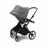 Bugaboo Lynx bassinet and seat stroller grey melange sun canopy, grey melange fabrics, black base - Thumbnail Slide 4 of 10