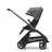 Side view of the Bugaboo Dragonfly seat stroller with graphite chassis, midnight black fabrics and grey melange sun canopy. - Thumbnail Slide 2 of 16