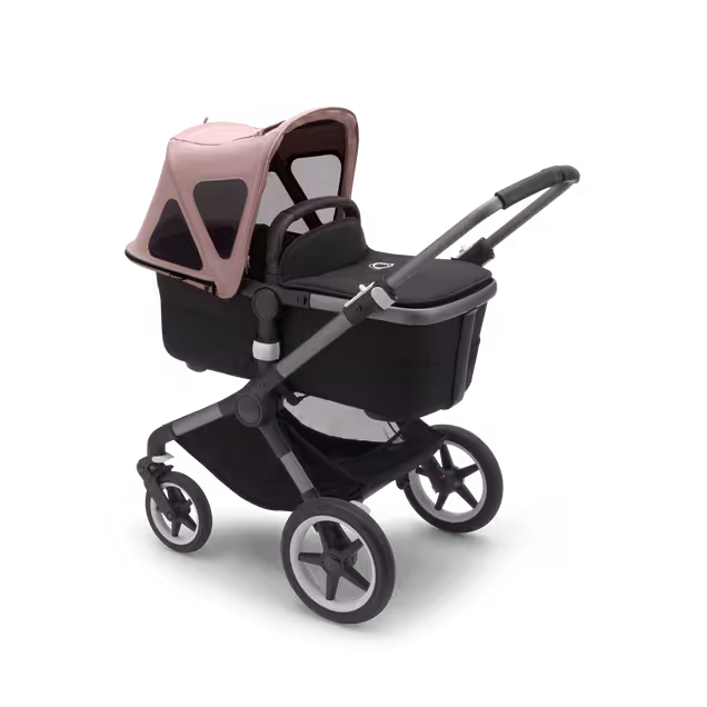Refurbished Bugaboo Fox/Cameleon 3/Lynx breezy sun canopy Sandy pink - Main Image Slide 2 of 4
