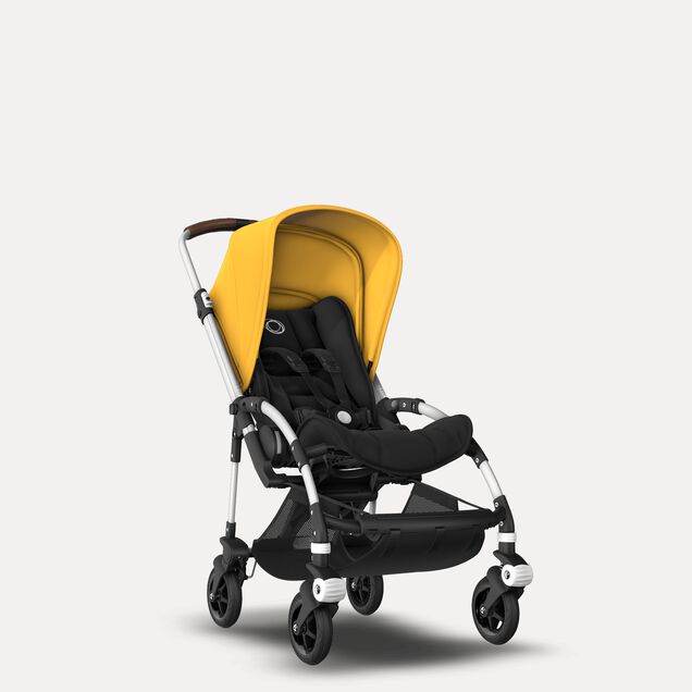Refurbished Bugaboo Bee5 Complete UK ALU/BLACK-SUNRISE YELLOW - Main Image Slide 1 of 6