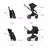 Bugaboo Cub 2-in-1 pram black base, heritage black fabrics, heritage black sun canopy - Thumbnail Slide 7 of 11