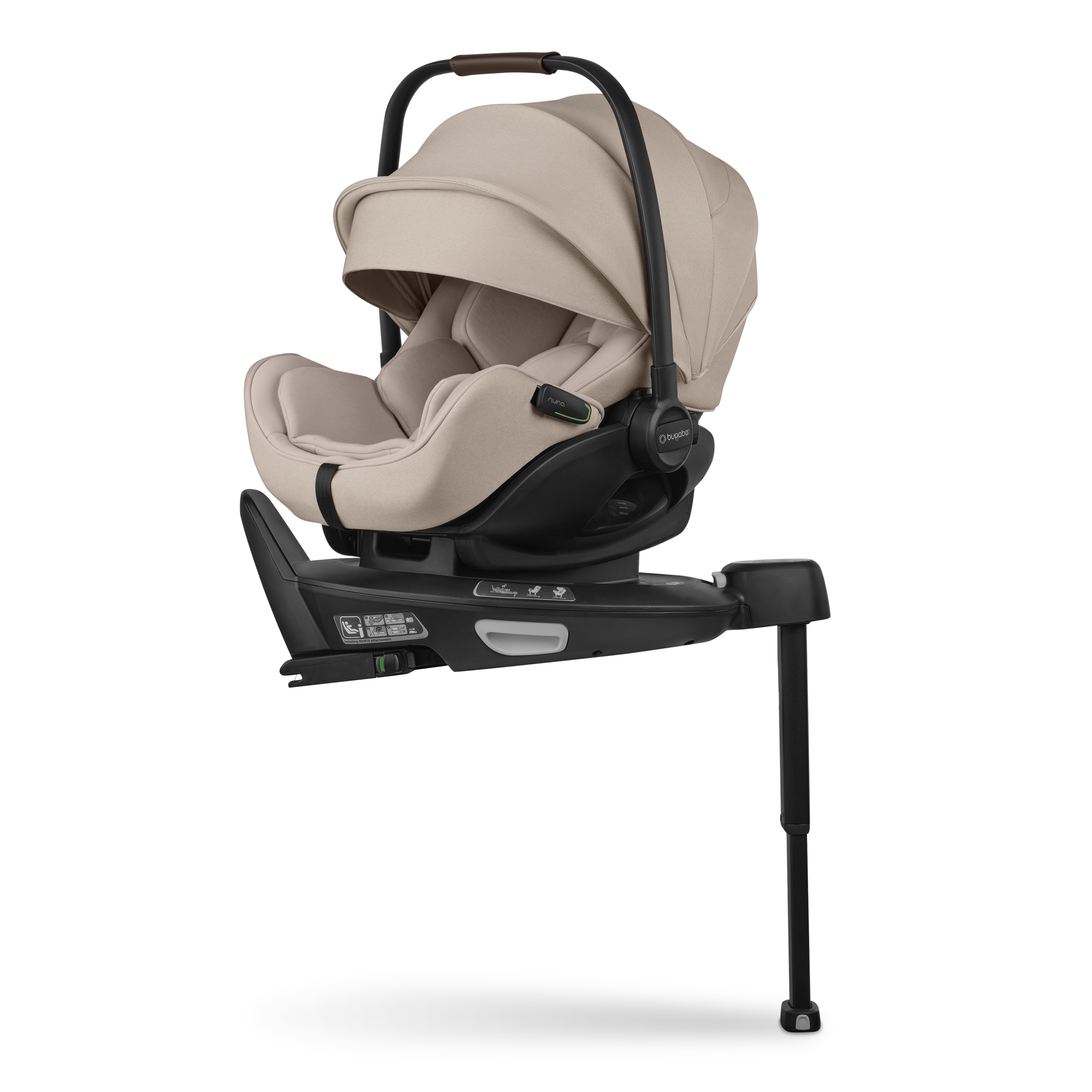 Bugaboo Otter with 360 ISOFIX Base by Nuna Desert taupe melange - Thumbnail Slide 1 of 6