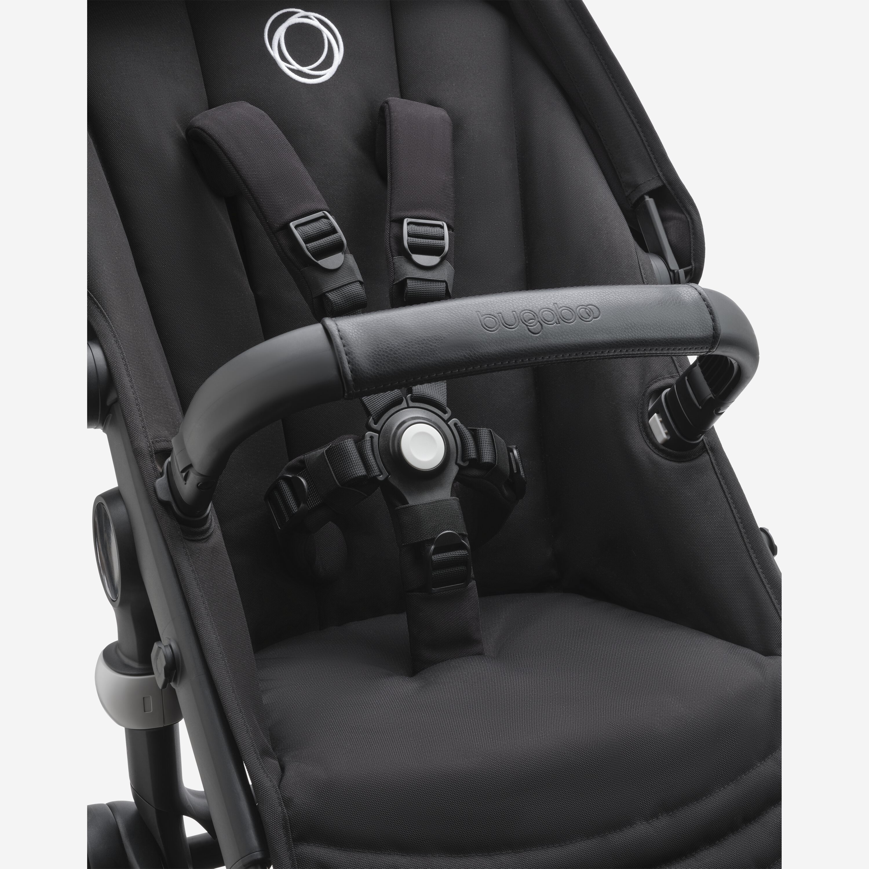 Bugaboo Fox 5 bassinet and seat stroller graphite base, grey melange fabrics, grey melange sun canopy - Main Modal Image Slide 9 of 9