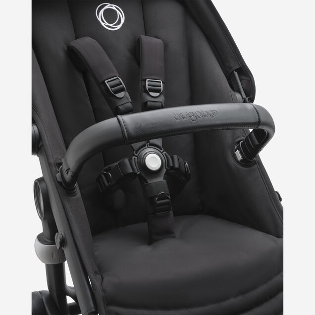 Bugaboo Fox 5 bassinet and seat stroller graphite base, grey melange fabrics, grey melange sun canopy - Main Image Slide 9 of 9