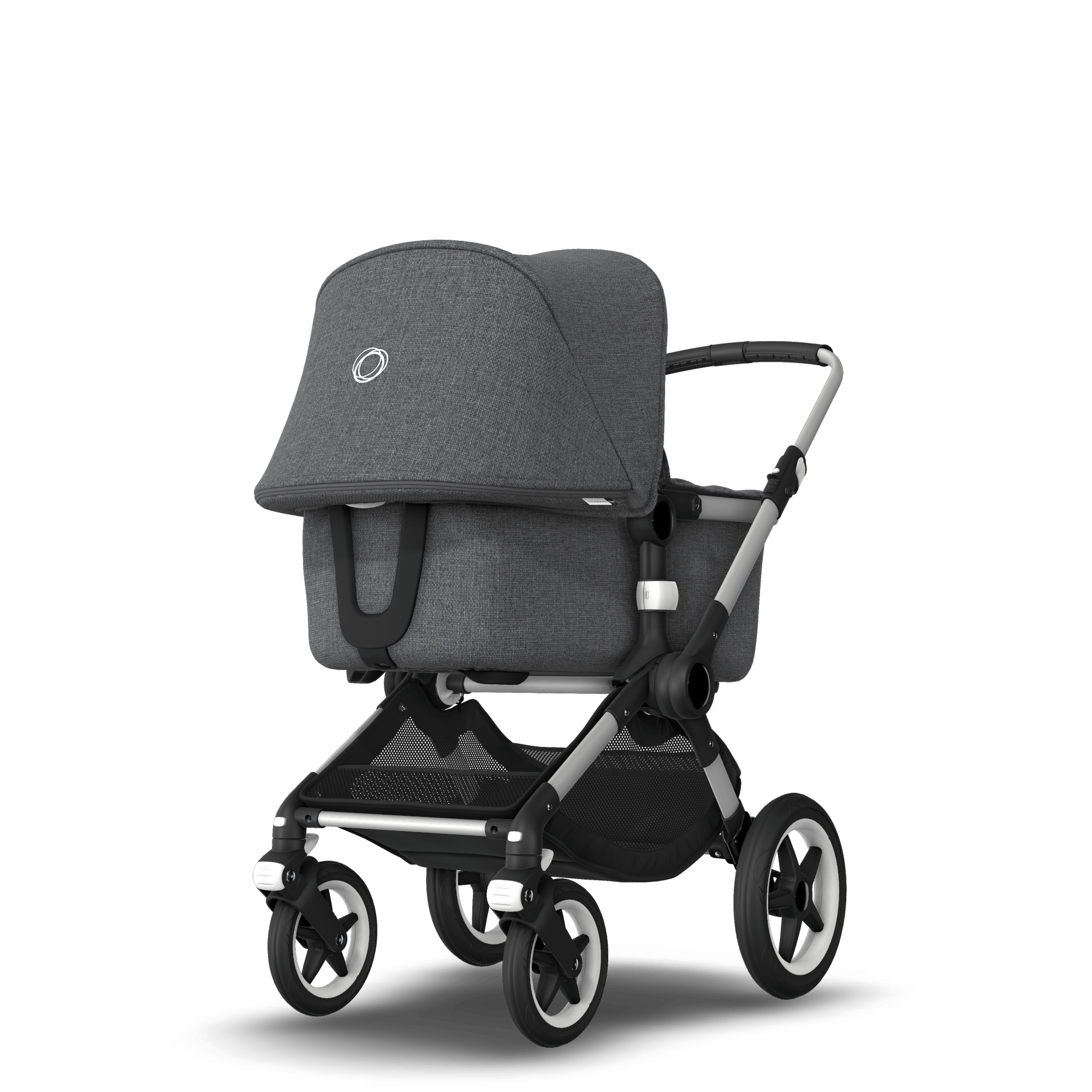 Refurbished Bugaboo Fox complete ALU/GREY MELANGE-GREY MELANGE - Thumbnail Slide 5 van 6