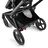 Bugaboo Kangaroo 2-in-1 pram black base, moon grey fabrics, moon grey sun canopy - Thumbnail Slide 8 of 18