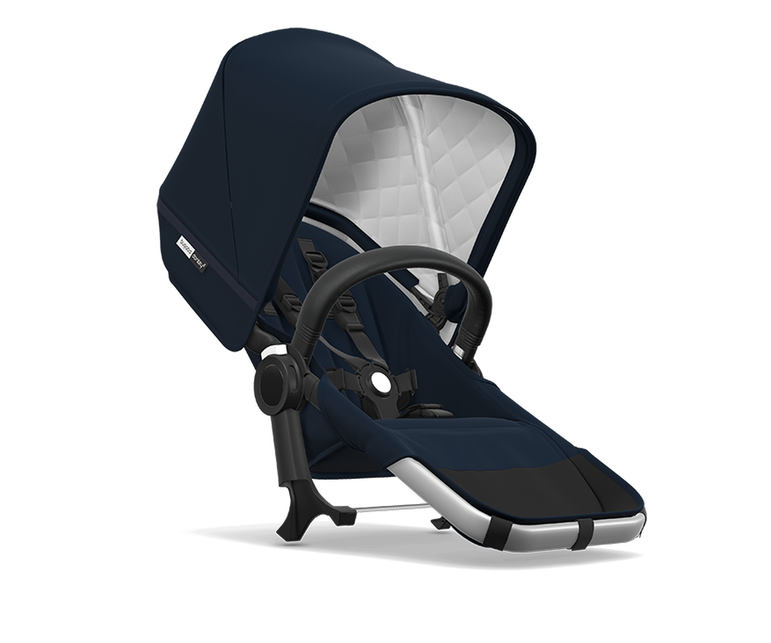 Bugaboo Donkey2 Classic duo ext compl ALU/DARK NAVY - Thumbnail Slide 1 of 1