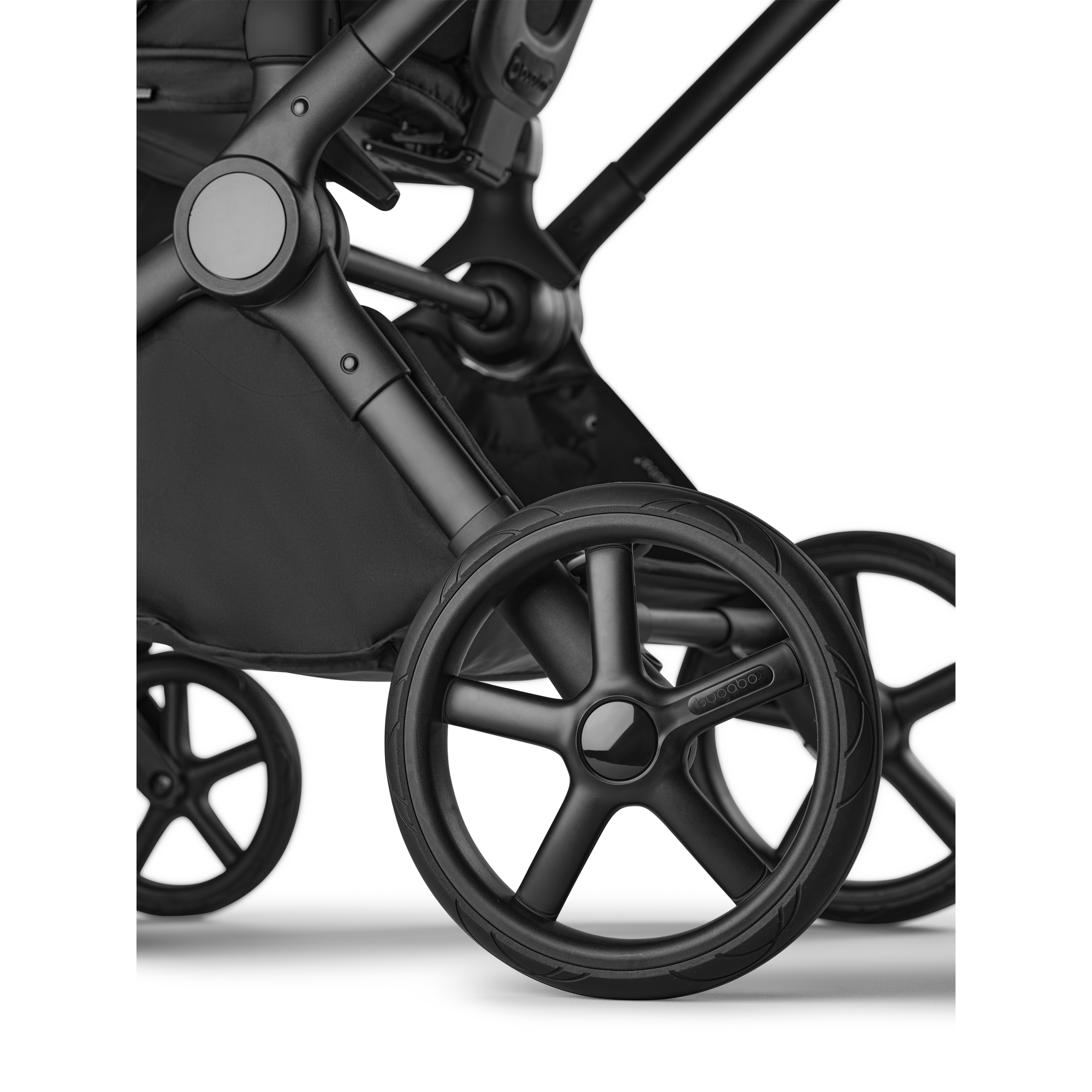 Bugaboo Cub 2-in-1 pushchair black base, forest green fabrics, forest green sun canopy - Thumbnail Slide 10 of 12