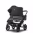 Bugaboo Donkey 5 Duo double stroller black base, grey mélange fabrics, midnight black sun canopy - Thumbnail Slide 3 of 11
