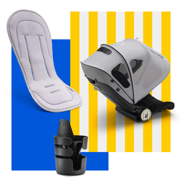 Bugaboo Bee Summer Bundle Misty Grey - Main Image Slide 1 of 4
