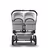 US - D2T stroller bundle black, mineral light grey - Thumbnail Slide 1 of 2
