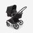 Bugaboo Fox Cub 2-in-1 stroller black base, midnight black fabrics, midnight black sun canopy - Thumbnail Slide 2 of 13