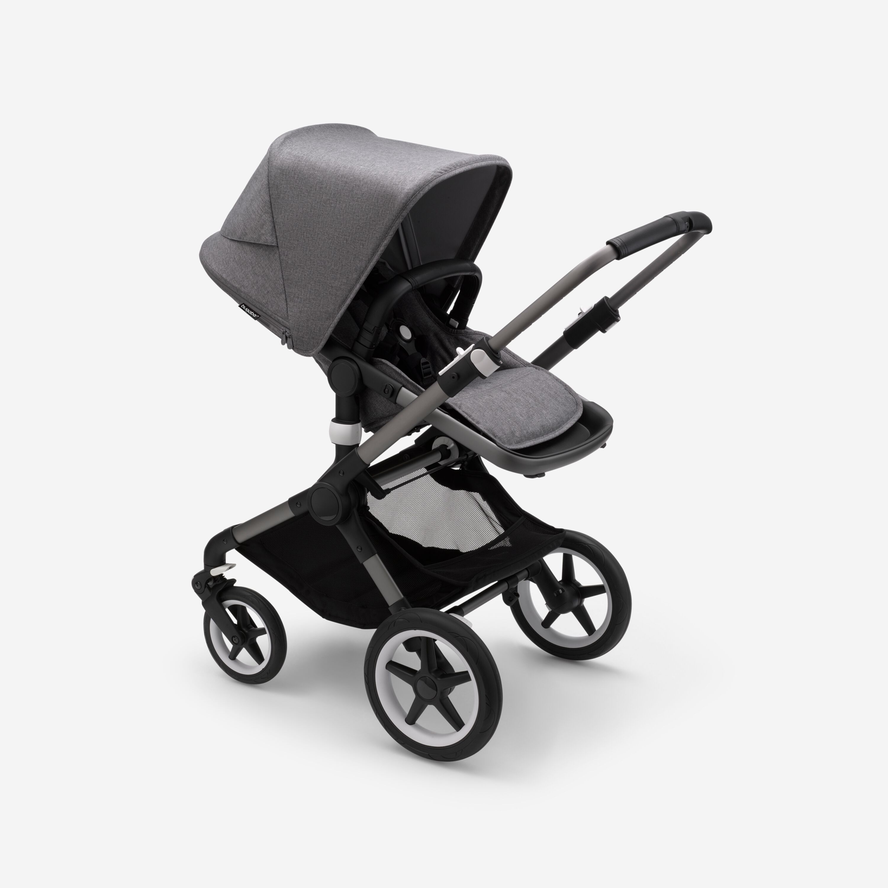 Refurbished Bugaboo Fox 3 complete GRAPHITE/GREY MELANGE-GREY MELANGE - Main Modal Image Slide 4 of 6