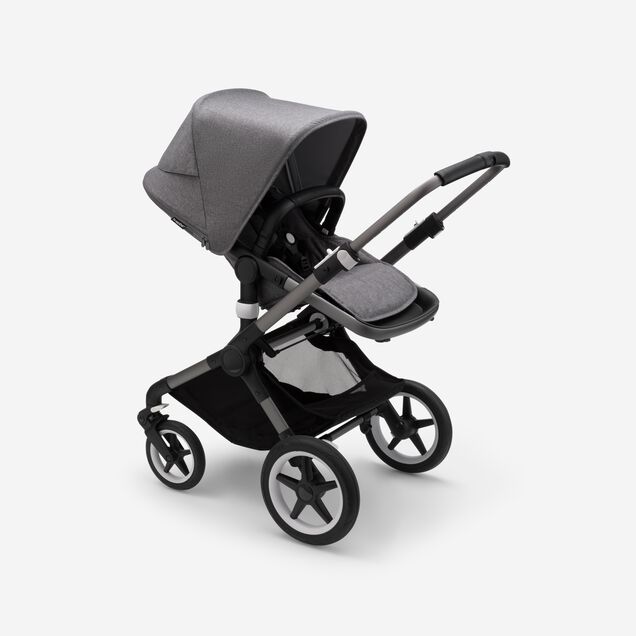 Refurbished Bugaboo Fox 3 complete GRAPHITE/GREY MELANGE-GREY MELANGE - Main Image Slide 4 of 6
