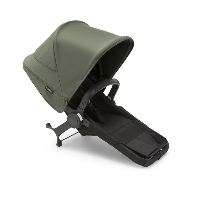Bugaboo Donkey 5 Duo extension set complete MIDNIGHT BLACK-FOREST GREEN