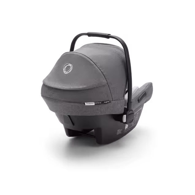 Bugaboo Fox 2 travel system grey melange (nr) sun canopy, grey melange fabrics, black base - Main Image Slide 14 of 18