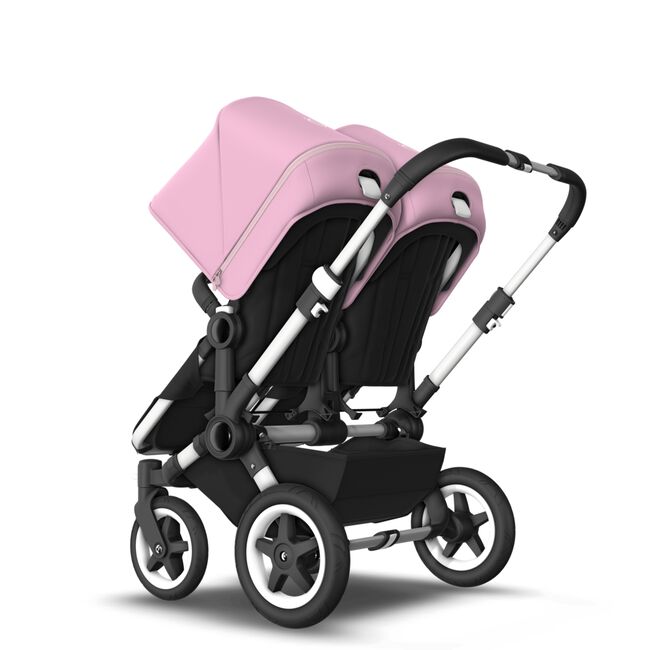 US - D2T stroller bundle aluminum, black, soft pink - Main Image Slide 2 of 2