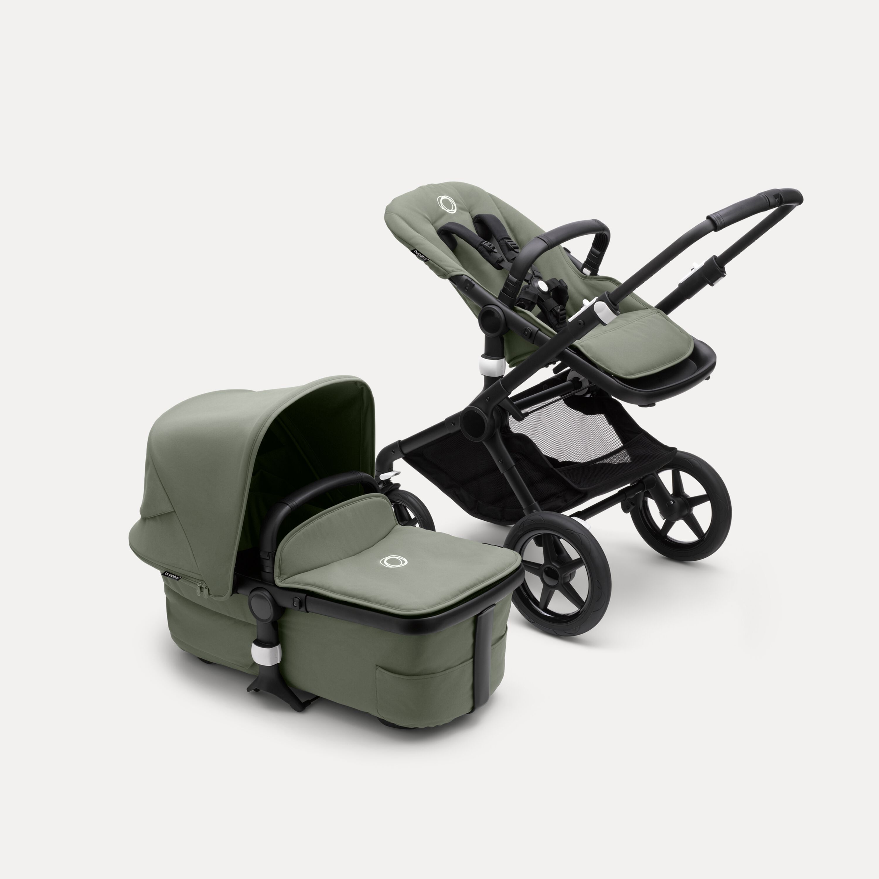 Bugaboo Fox 3 complete ASIA BLACK/FOREST GREEN-FOREST GREEN - Main Modal Image Slide 4 of 7