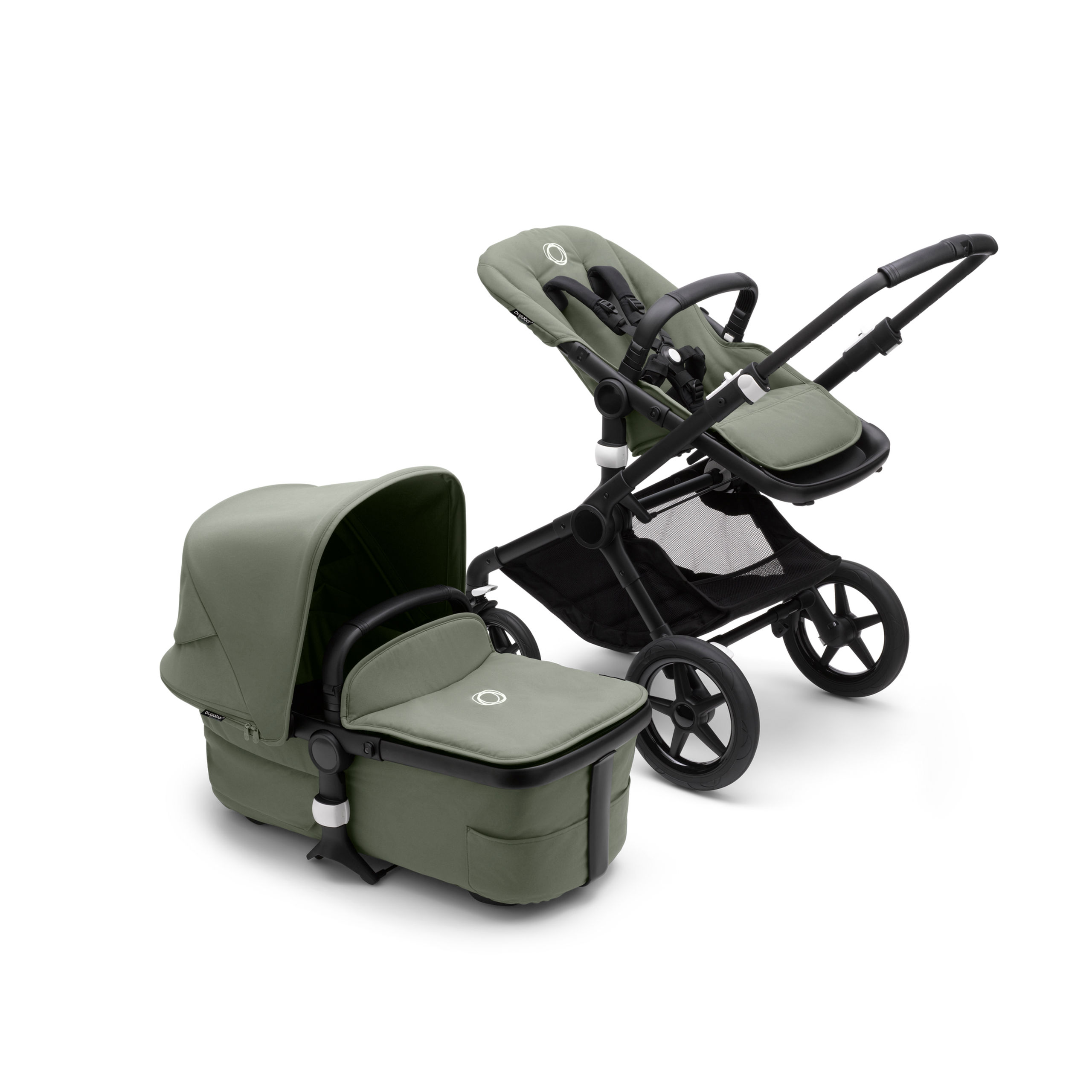 Bugaboo Fox 3 complete ASIA BLACK/FOREST GREEN-FOREST GREEN - Thumbnail Slide 4 of 7