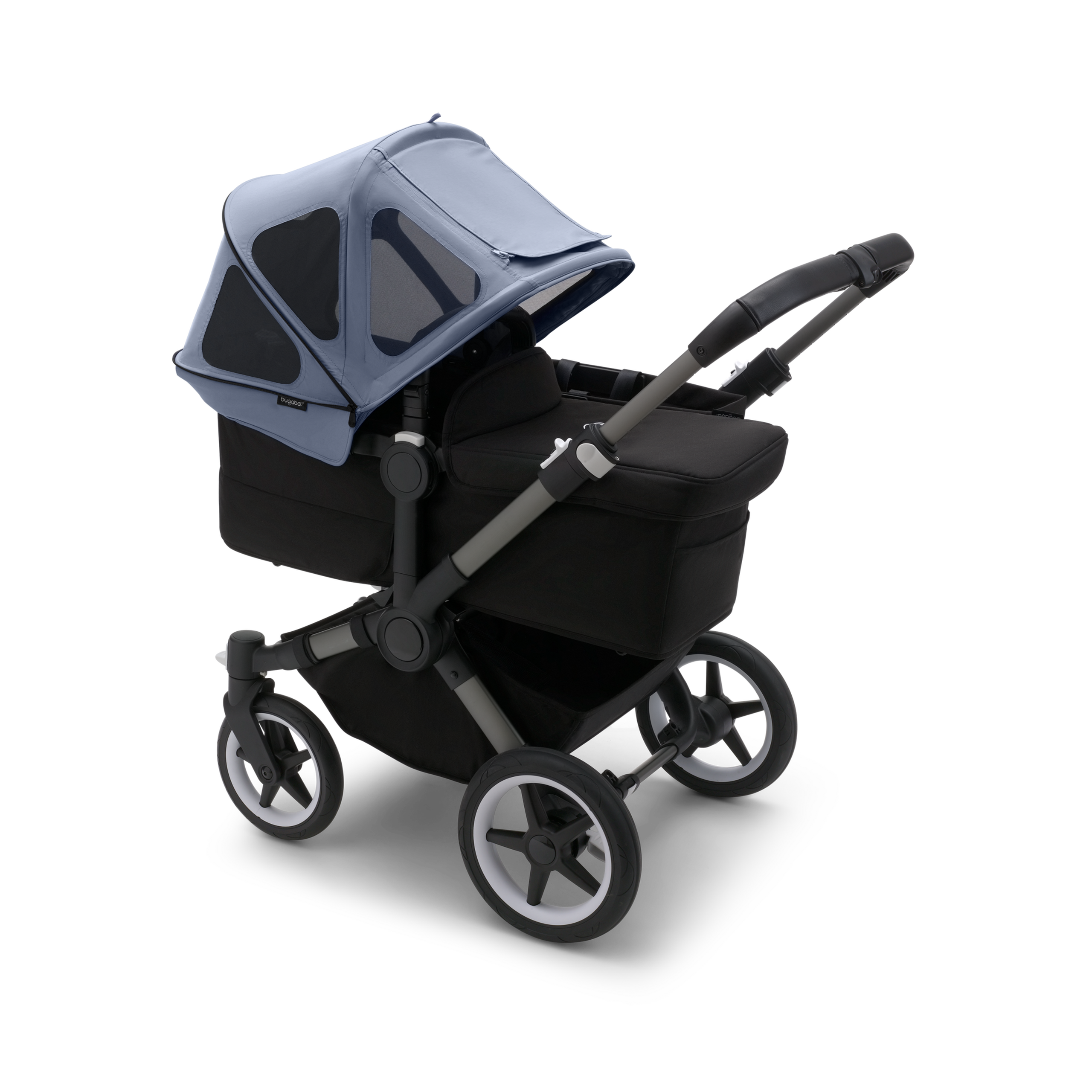 Refurbished Bugaboo Donkey breezy sun canopy Seaside blue - Thumbnail Slide 3 of 4