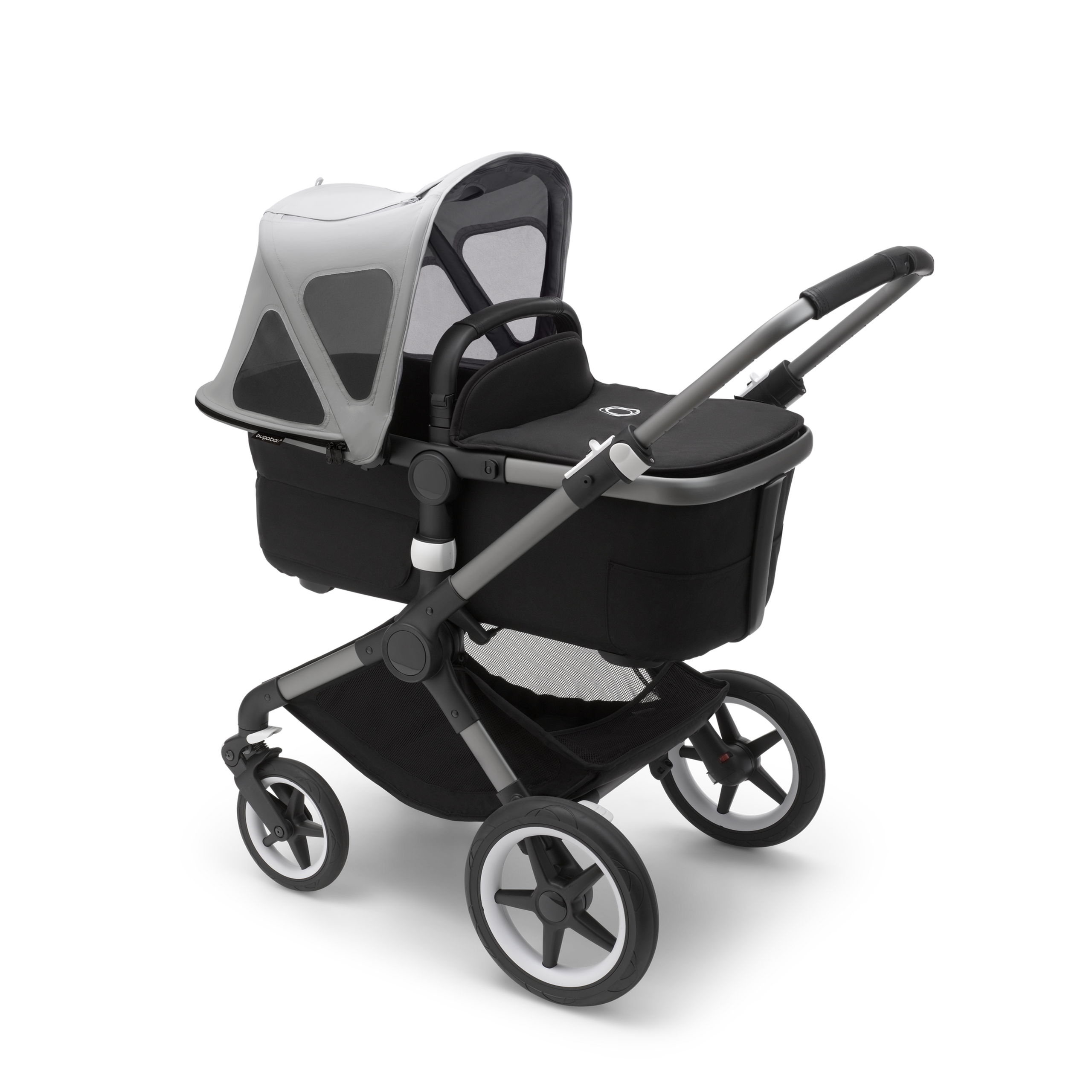 Bugaboo Fox2/Cameleon3 breezy sun canopy MISTY GREY - Thumbnail Slide 3 of 5