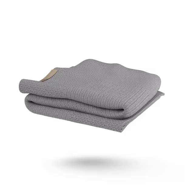 Refurbished Bugaboo Soft Wool Blanket LIGHT GREY MELANGE - Main Image Slide 8 of 10