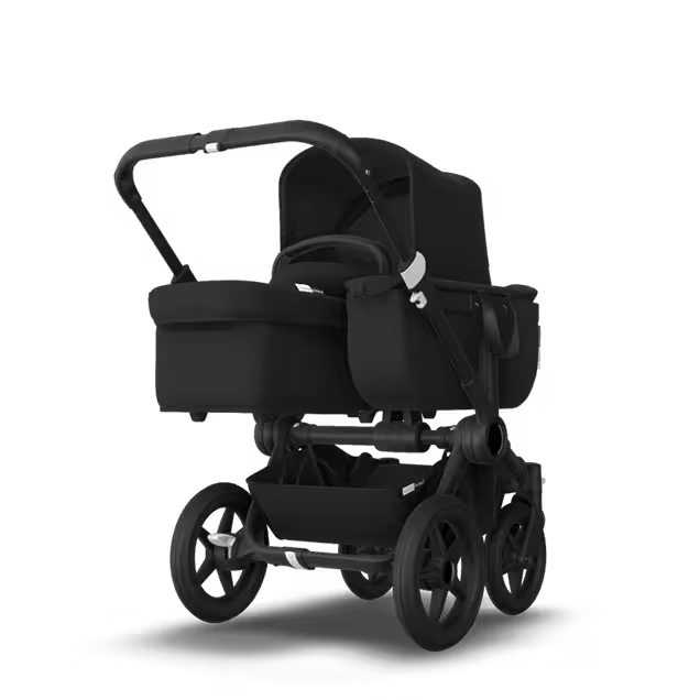 US - Bugaboo D3M stroller bundle black black black - Main Image Slide 1 of 4