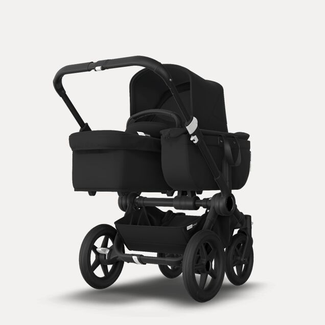 US - Bugaboo D3M stroller bundle black black black - Main Image Slide 1 of 4