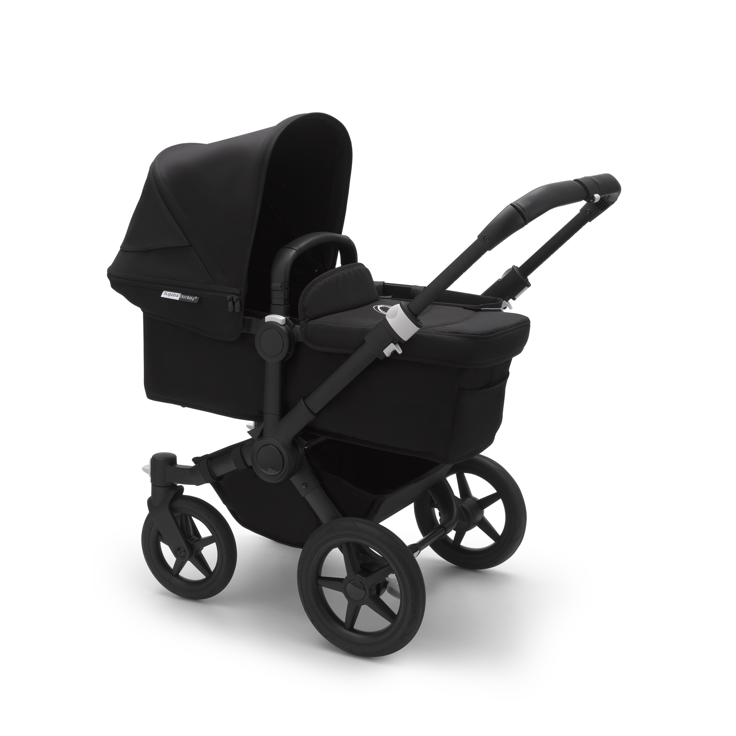 Refurbished Bugaboo Donkey3 mono complete BLACK/BLACK-BLACK - Thumbnail Slide 1 van 4