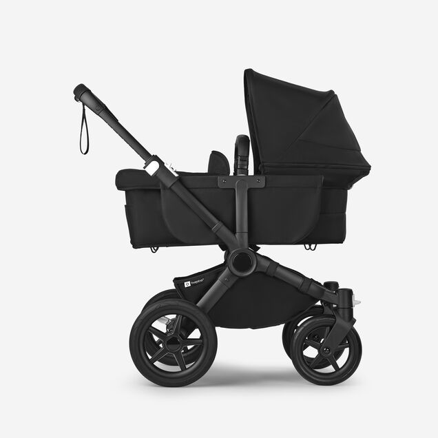 Bugaboo Donkey 5 Mono 2-in-1 stroller black base, midnight black fabrics, midnight black sun canopy - Main Image Slide 3 of 12