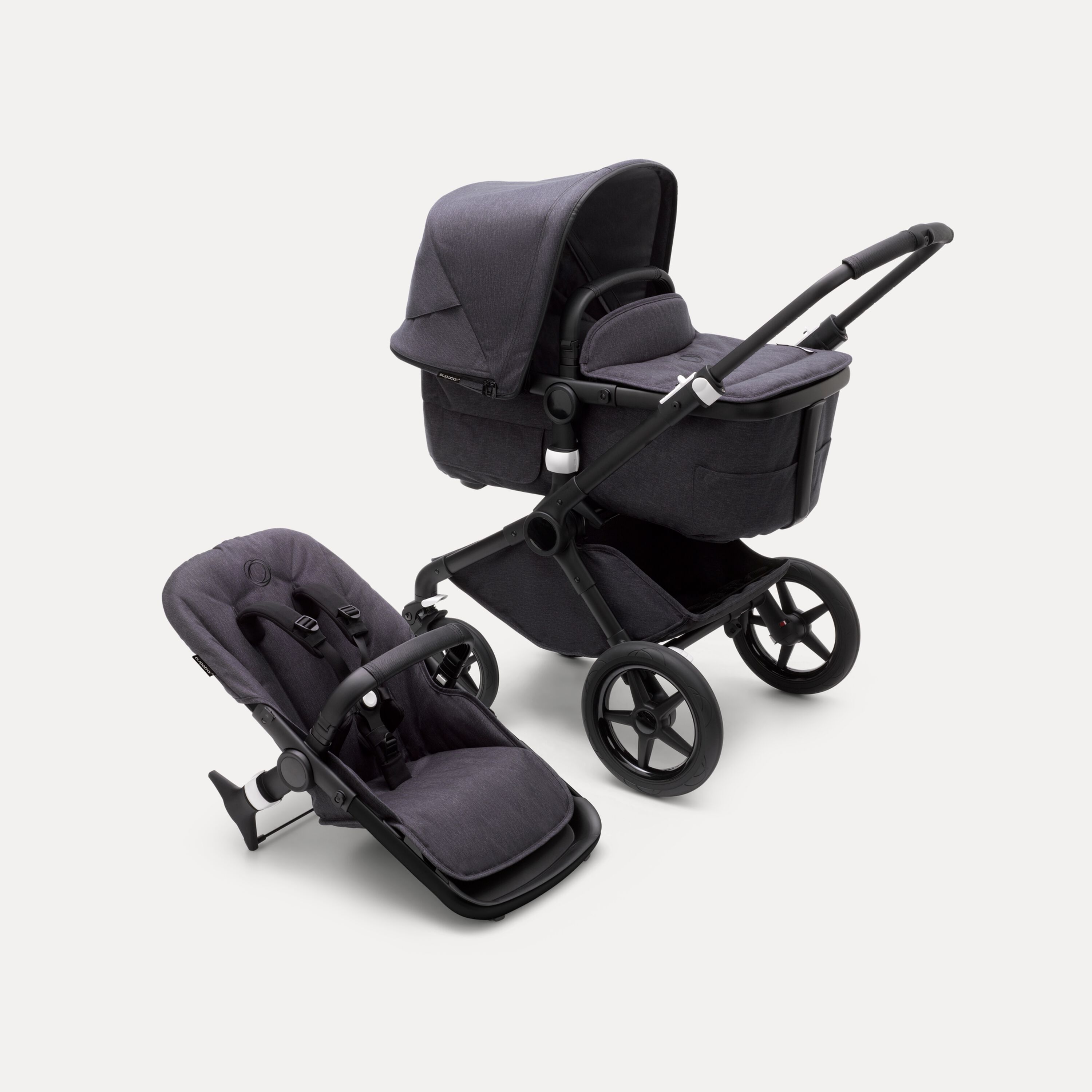 Refurbished Bugaboo Fox 3 Mineral complete UK BLACK/WASHED BLACK - Main Modal Image Slide 12 of 13
