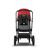 Bugaboo Fox 2 seat and bassinet stroller red sun canopy, grey melange fabrics, black base - Thumbnail Slide 7 of 10