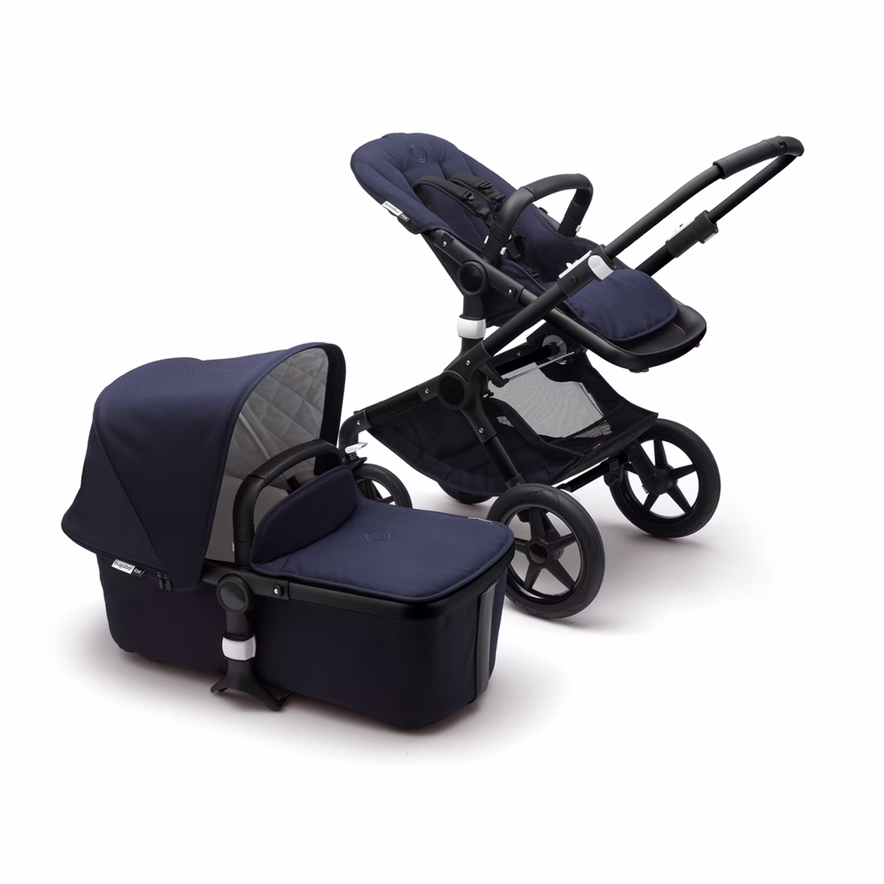 Refurbished Bugaboo Fox Classic complete UK BLACK/DARK NAVY - Main Modal Image Slide 3 of 3