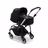 Bugaboo Bee 6 bassinet and seat stroller black sun canopy, black fabrics, aluminium base - Thumbnail Slide 1 of 3