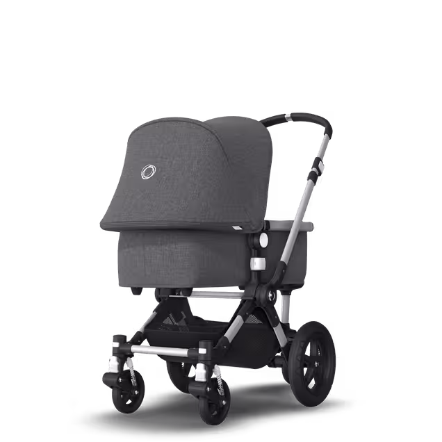 Bugaboo Cameleon 3 Plus sit and stand pushchair grey melange sun canopy, grey melange fabrics, aluminium base - Main Image Slide 5 of 6