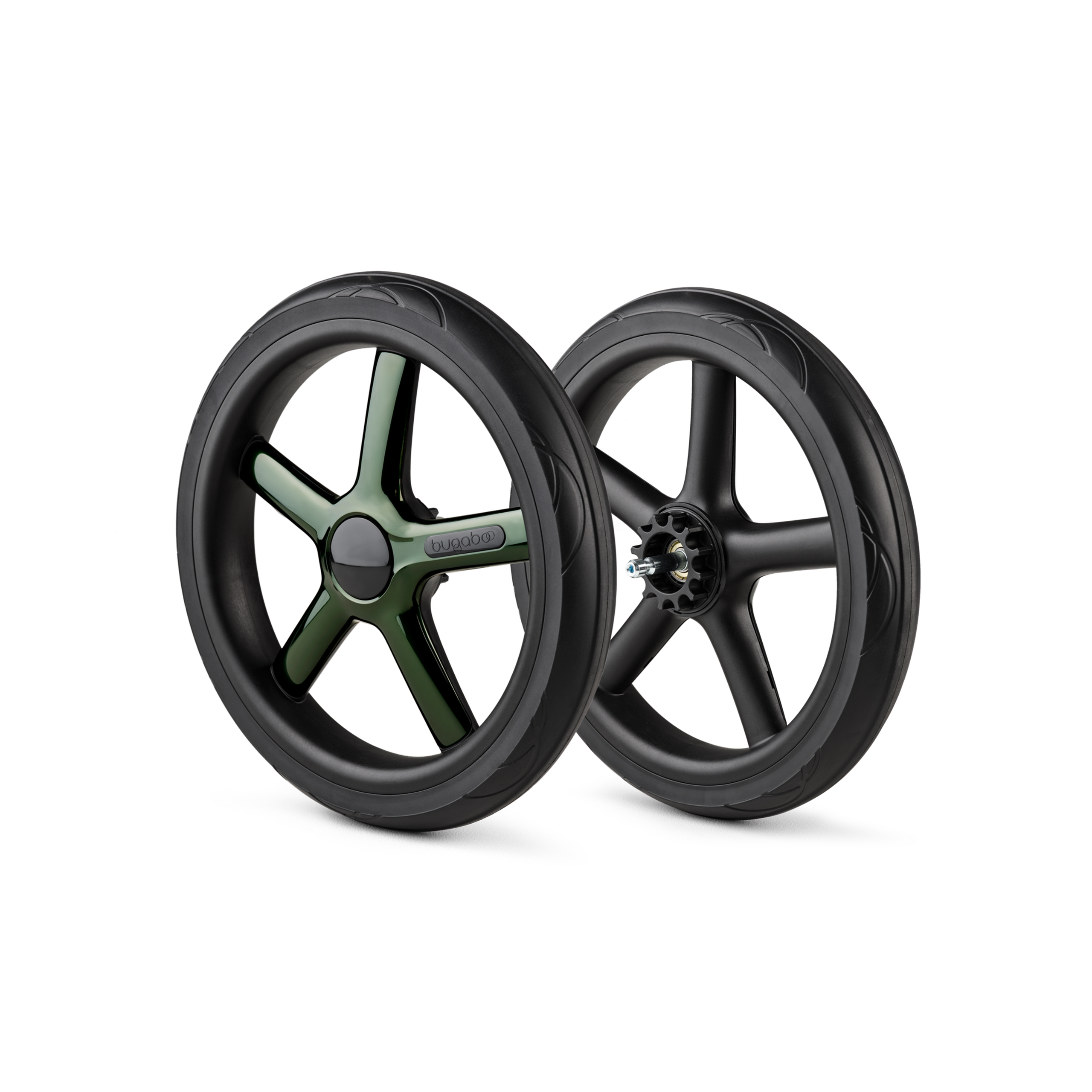 Bugaboo Fox 5 Noir Limited Edition rear wheels - Thumbnail Slide 1 of 3