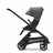 Zijaanzicht van de Bugaboo Dragonfly kinderwagen met stoel met black onderstel, midnight black bekleding en forest green zonnekap. - Thumbnail Slide 2 van 16