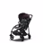 Bugaboo Bee 6 bassinet and seat stroller black base, grey fabrics, animal explorer red/blue sun canopy - Thumbnail Slide 6 of 6