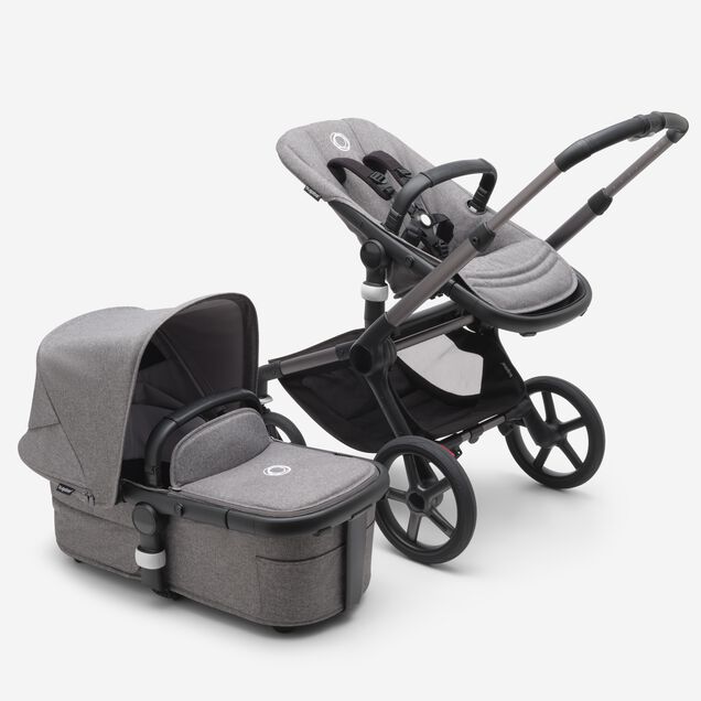 Bugaboo Fox 5 complete CA GRAPHITE/GREY MELANGE-GREY MELANGE - Main Image Slide 2 of 2