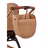 Bugaboo x Stella McCartney Dragonfly Plus seat stroller tobacco brown base, tobacco brown fabrics, tobacco brown sun canopy - Thumbnail Slide 11 of 12