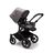 PP Bugaboo Donkey 5 Mono bassinet and seat stroller black base, grey mélange fabrics, grey mélange sun canopy - Thumbnail Slide 3 of 3