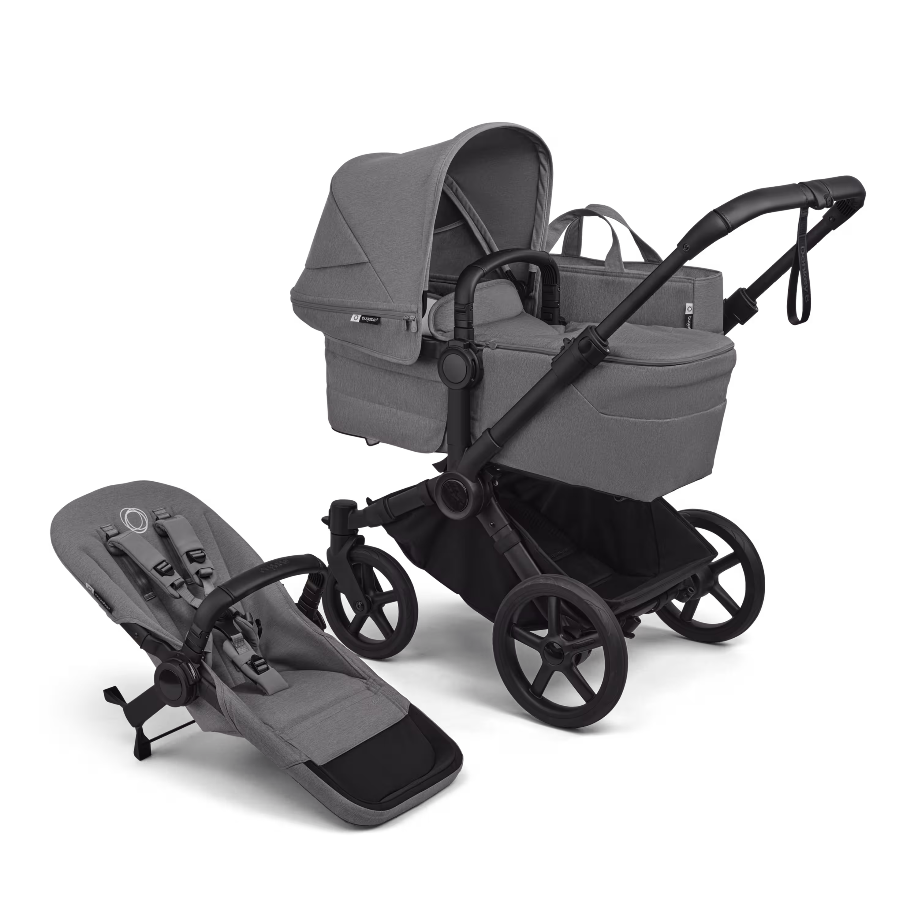 Bugaboo Donkey 6 complete NA BLACK/MOON GREY-MOON GREY - Main Modal Image Slide 2 of 2
