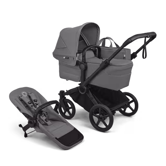 Bugaboo Donkey 6 complete NA BLACK/MOON GREY-MOON GREY - Main Image Slide 2 of 2