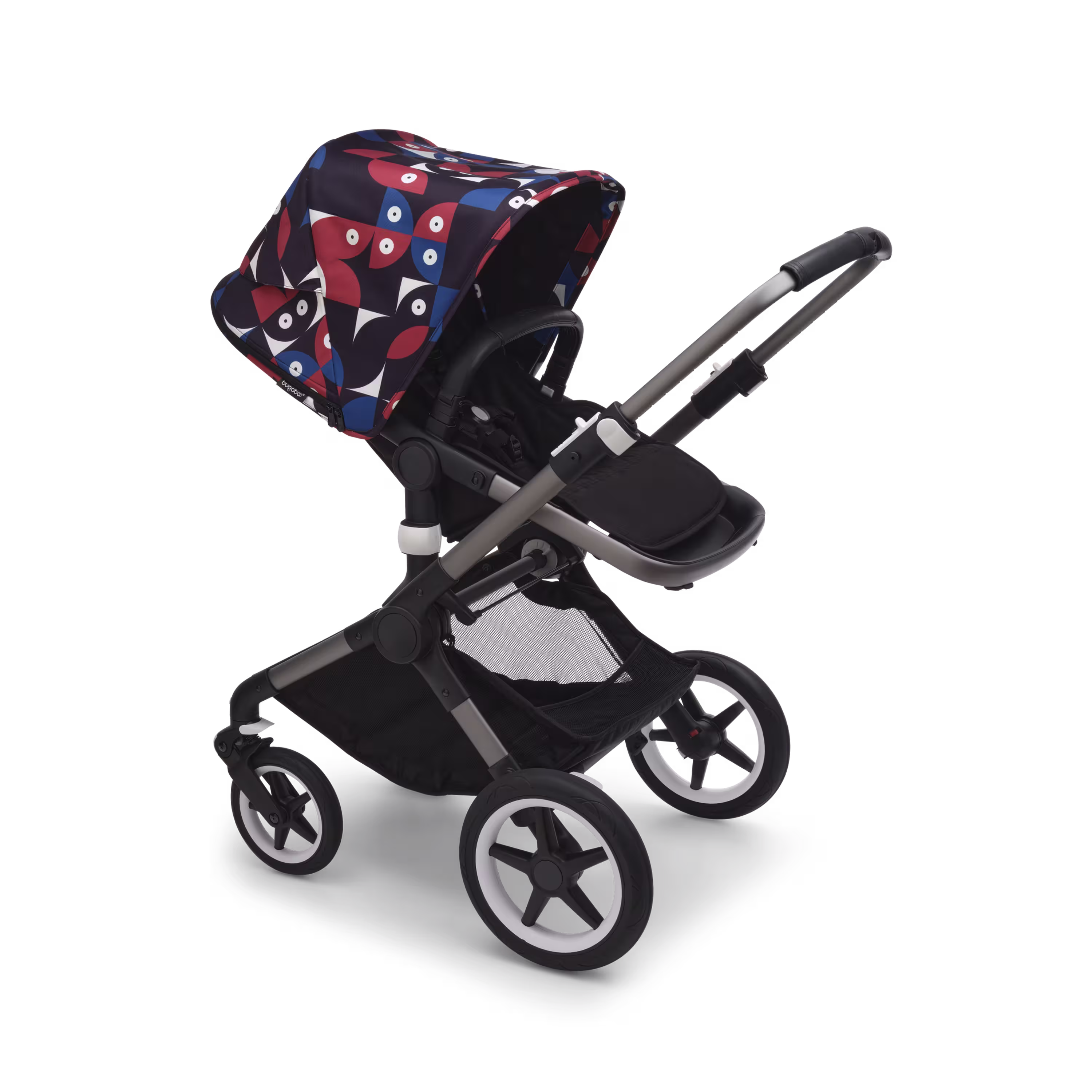 Bugaboo Fox 3 sun canopy Animal Explorer RED/BLUE - Main Modal Image Slide 2 of 3