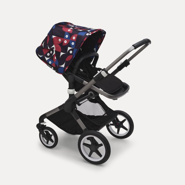 Bugaboo Fox 3 sun canopy Animal Explorer RED/BLUE - Main Image Slide 2 of 3