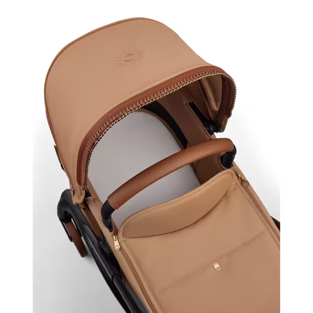 Bugaboo x Stella McCartney  Dragonfly Plus 2-in-1 stroller tobacco brown base, tobacco brown fabrics, tobacco brown sun canopy - Main Image Slide 11 of 12