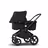 Bugaboo Fox 2 seat and bassinet stroller black sun canopy, black fabrics, black base - Thumbnail Slide 2 of 10